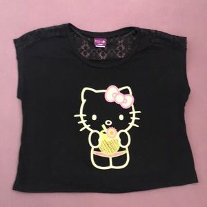 NWOT HelloKitty tropical shirt